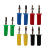 Maxbell 4x10pcs 4mm Banana Plug Male Connector for High Voltage Speaker Audio