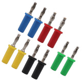 Maxbell 4x10pcs 4mm Banana Plug Male Connector for High Voltage Speaker Audio