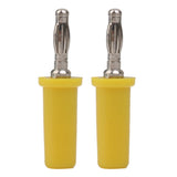 Maxbell 4x10pcs 4mm Banana Plug Male Connector for High Voltage Speaker Audio