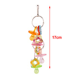 Maxbell Maxbell Acrylic Colorful Pet Parrots Chinchilla Parakeet Cockatiel Chewing Toy 17cm