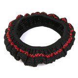Maxbell 4xBreathable Car Steering Wheel Cover Black+Red 38cm Anti-slip Universal