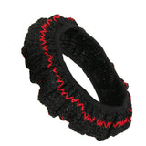 Maxbell 4xBreathable Car Steering Wheel Cover Black+Red 38cm Anti-slip Universal