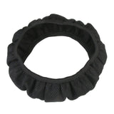 Maxbell 4xUniversal Breathable Mesh Cotton Car Steering Wheel Cover Black