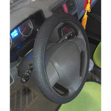 Maxbell 4xUniversal Breathable Mesh Cotton Car Steering Wheel Cover Black