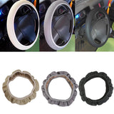 Maxbell 4xUniversal Breathable Mesh Cotton Car Steering Wheel Cover Black