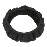 Maxbell 4xUniversal Breathable Mesh Cotton Car Steering Wheel Cover Black