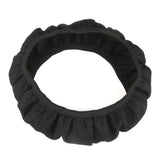 Maxbell 4xUniversal Breathable Mesh Cotton Car Steering Wheel Cover Black