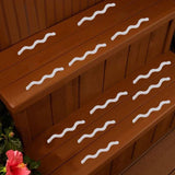Maxbell 72pcs+48pcs Safety Strips Bath Tub Shower Adhesive Appliques Non Slip Skid Tread