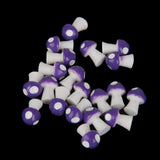 Maxbell Miniature Mushroom Mini Fairy Garden Craft Micro Decor Pink Purple Yellow