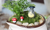 Maxbell Miniature Mushroom Mini Fairy Garden Craft Micro Decor Pink Purple Yellow
