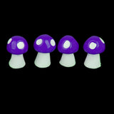 Maxbell Miniature Mushroom Mini Fairy Garden Craft Micro Decor Pink Purple Yellow