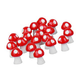 Maxbell 25x20x Miniature Mushroom Fairy Garden Terrarium Decor Bonsai Craft Red