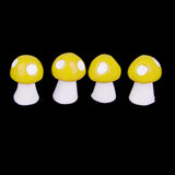 Maxbell Miniature Mushroom Mini Fairy Garden Craft Micro Decor Pink Purple Yellow