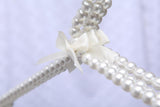 Maxbell 4xBeaded Metal Clothes Trousers Hanger Hook for Children White