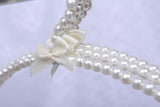 Maxbell 4xBeaded Metal Clothes Trousers Hanger Hook for Children White