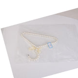 Maxbell 4xBeaded Metal Clothes Trousers Hanger Hook for Children White