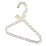 Maxbell 4xBeaded Metal Clothes Trousers Hanger Hook for Children White