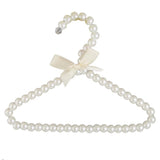 Maxbell 4xBeaded Metal Clothes Trousers Hanger Hook for Children White