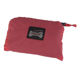 Maxbell Maxbell Pet Large Dog Rain Slicker Raincoat Size XL - Pink with dark coffe