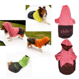 Maxbell Maxbell Pet Large Dog Rain Slicker Raincoat Size XL - Pink with dark coffe