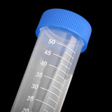 Maxbell 15pcs 10+15+50ml Plastic Graduated Centrifuge Tube Lab Test Sample Container