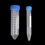 Maxbell 15pcs 10+15+50ml Plastic Graduated Centrifuge Tube Lab Test Sample Container