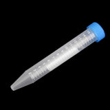 Maxbell 15pcs 10+15+50ml Plastic Graduated Centrifuge Tube Lab Test Sample Container