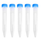Maxbell 15pcs 10+15+50ml Plastic Graduated Centrifuge Tube Lab Test Sample Container