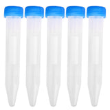 Maxbell 15pcs 10+15+50ml Plastic Graduated Centrifuge Tube Lab Test Sample Container