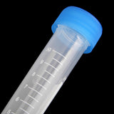 Maxbell 15pcs 10+15+50ml Plastic Graduated Centrifuge Tube Lab Test Sample Container