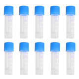 Maxbell 4x10pcs 1.8ml Plastic Graduated Cryovial Test Tube Sample w/ Screw Cap