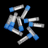 Maxbell 4x10pcs 1.8ml Plastic Graduated Cryovial Test Tube Sample w/ Screw Cap