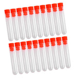 Maxbell 1x 250ml Conical Flask Bottle & 20x Non-Graduated Test Tubes with Screw Caps