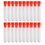 Maxbell 1x 250ml Conical Flask Bottle & 20x Non-Graduated Test Tubes with Screw Caps