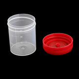 Maxbell 4x5x 40ml Plastic Graduated Measuring Specimen Cup Sterile Container with Lid