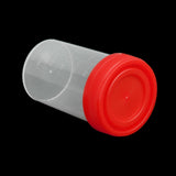 Maxbell 15x5x 60ml Plastic Graduated Measuring Specimen Cup Sterile Container with Lid