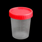 Maxbell 6x120ml 4oz Plastic Graduated Measuring Specimen Cup Sterile Container w/ Lid