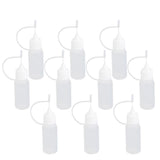 Maxbell 4x10pcs 10ml Needle Tip Empty Plastic Squeezable Dropper Bottle Liquid Storage