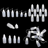 Maxbell 4x10x Empty Squeezable Dropper Bottle Screw Cap for Eye Drops Lab Liquid 10ml