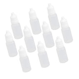Maxbell 4x10x Empty Squeezable Dropper Bottle Screw Cap for Eye Drops Lab Liquid 10ml