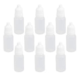 Maxbell 4x10x Empty Squeezable Dropper Bottle Screw Cap for Eye Drops Lab Liquid 10ml
