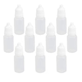 Maxbell Maxbell 10pcs 10ml Empty Plastic Squeezable Dropper Bottles for Eye Drops Lab Liquid