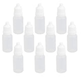 Maxbell 4x10x Empty Squeezable Dropper Bottle Screw Cap for Eye Drops Lab Liquid 10ml