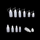 Maxbell 4x10x Empty Squeezable Dropper Bottle Screw Cap for Eye Drops Lab Liquid 10ml