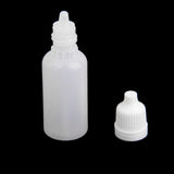 Maxbell 4x10x Empty Squeezable Dropper Bottle Screw Cap for Eye Drops Lab Liquid 15ml