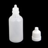 Maxbell 4x10x Empty Squeezable Dropper Bottle Screw Cap for Eye Drops Lab Liquid 20ml