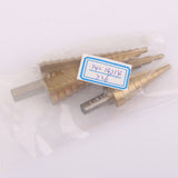 Maxbell 3x Large HSS Steel Step Cone Drill Titanium Bit Set Hole Cutter 4-12/20/32mm