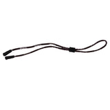 Maxbell 4xSilica Gel Tooth Hole Mount Glasses Sunglasses Cord Anti-Slip Holder Brown
