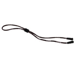 Maxbell 4xSilica Gel Tooth Hole Mount Glasses Sunglasses Cord Anti-Slip Holder Brown