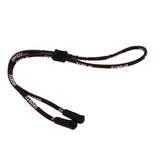 Maxbell 4xSilica Gel Tooth Hole Mount Glasses Sunglasses Cord Anti-Slip Holder Brown